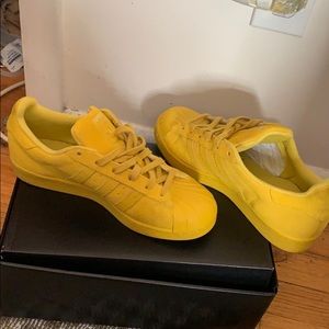 Mustard color adidas